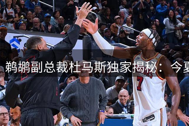 鹈鹕副总裁杜马斯独家揭秘：今夏引援静默背后的战略考量